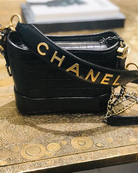 chanel gabrielle crocodile